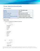 Sistema de ecuaciones lineales