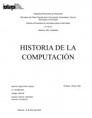 Historia de la computación