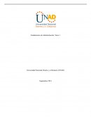 Fundamentos de Administración: Tarea 1