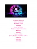 El desarrollo histórico de la Política educativa en México