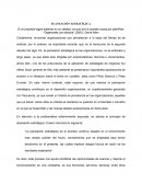 Ensayo planeacion estrategica