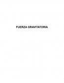 Fuerza gravitatoria