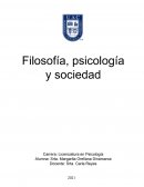 FILOSOFIA, PSICOLOGIA Y SOCIEDAD