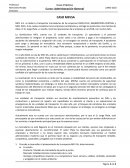 Administración . Caso MEV S.A