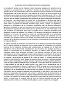 La justicia como referente para la convivencia