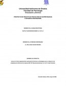 PROYECTO DE PRÁCTICAS PSICOLÓGICAS SUPERVISADAS Y ESTANCIA PROFESIONAL