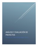 Análisis y Evaluación de proyectos