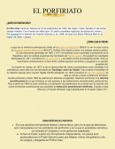 ¿QUIÉN FUE PORFIRIO DÍAZ?