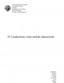 El Conductismo como método educacional