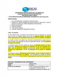 PSICOPATOLOGÍA CLÍNICA. Página 1