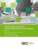 Administracion de base de datos SQL