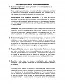 PRINCIPIOS DEL DERECHO AMBIENTAL