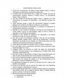 Cuestionario sociologia