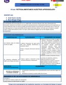 Retroalimentamos nuestros aprendizajes