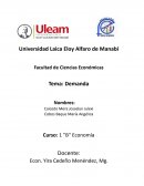 Ejercicios de Demanda
