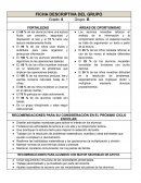 FICHAS DESCRIPTIVAS 6ºB