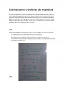 Estimaciones y orden de magnitud