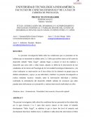 ESTIMULACIÓN DEL DESARROLLO Y ACOMPAÑAMIENTO PSICOLÓGICO INDIVIDUAL Y FAMILIAR DENTRO DEL CENTRO DE DESARROLLO INFANTIL