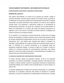 CONDICIONAMIENTO INSTRUMENTAL: MECANISMOS MOTIVACIONALES