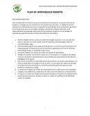 Plan de aprendizaje remoto