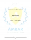 Comercio Electrónico y Negocios Internacionales Portafolio de Evidencias