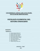 PATOLOGÍA ELEMENTAL DEL SISTEMA ENDOCRINO