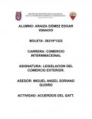 Principales acuerdos del GATT