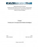 Introducción Conceptual del Análisis Estratégico