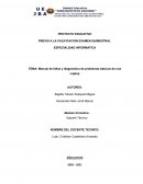 Manual de fallas y diagnóstico de problemas básicos de una Laptop