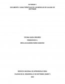 CARACTERÍSTICAS DE LOS MODELOS DE CALIDAD DE SOFTWARE