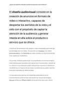 Diseño audiovisual para ser exitoso