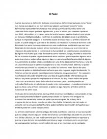 El poder. Página 1