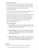 COMPORTAMIENTO INDIVIDUAL