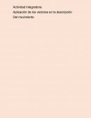 Aplicación de los vectores en la descripción