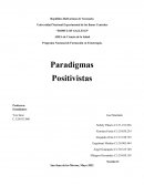 Paradigmas positivista