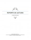 REPORTE DE LECTURA EL MAR EN CADA GOTA