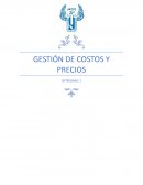GESTIÓN DE COSTOS Y PRECIOS