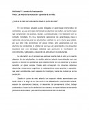 ¿Cuál es la meta de la educación desde tu punto de vista?