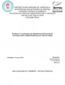 Adaptación de Cuestionario de Dependencia Emocional (Psicometria 2)
