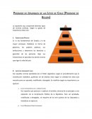Pirámide de Jerarquía de las Leyes en Chile