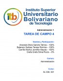 TRABAJO DE CAMPO ADMIN 1
