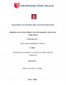 SISTEMAS DE CONTROL Y GESTIÓN DE DIRECCIÓN DE PERSONAS