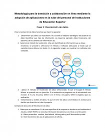 Recolección de datos. Página 1