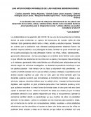 LAS AFECCIONES INVISIBLES DE LAS NUEVAS GENERACIONES