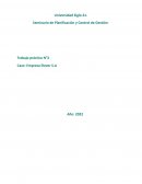 TP 3 - CASO ELEVER S.A. - Seminario de Planificación y control de Gestión