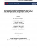 EXPERIENCIA CURRICULAR: COACHING PROFESIONAL