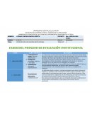 PROCESO DE EVALUACIÓN INSTITUCIONAL
