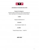 Problemas legales originados por la falta de disponibilidad de Terreno relacionado con la Paralización de Obras Públicas