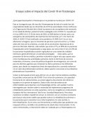 Ensayo sobre el Impacto del Covid-19 en fisioterapia