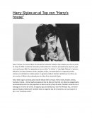 Harry stiles en el top con harry´s house